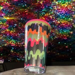 Starbucks Colorful Drip Tumbler